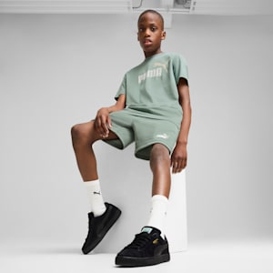 2 Colour No. 1 Logo Youth Shorts, Green Moon, extralarge-IND