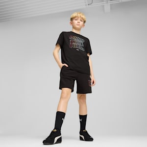 Logo Lab Execution Youth Shorts, PUMA Black, extralarge-IND