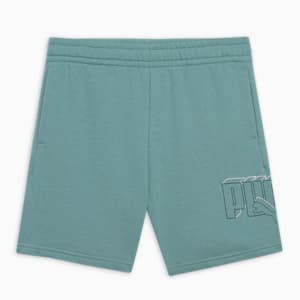 Logo Lab Execution Youth Shorts, Green Moon, extralarge-IND