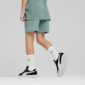Logo Lab Execution Youth Shorts, Green Moon, extralarge-IND