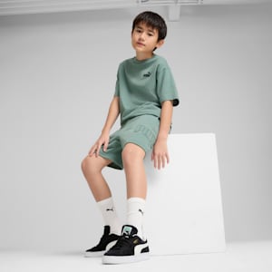 Logo Lab Execution Youth Shorts, Green Moon, extralarge-IND