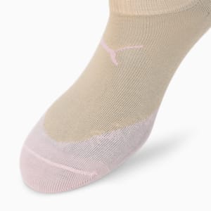 Colorblock Unisex Sneaker Socks Pack of 3, Pearl Pink, extralarge-IND