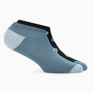 Printed Sneaker Socks Pack of 2, PUMA Black-Evening Sky, extralarge-IND