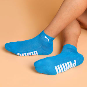 Half Terry Ankle-Length Socks Pack of 6, Celandine, extralarge-IND