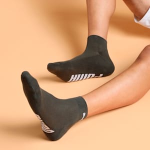 Half Terry Ankle-Length Socks Pack of 6, Celandine, extralarge-IND