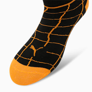 PUMA Graphic Sneaker Socks Pack of 3, PUMA Black-Warm Earth-Mustard Seed, extralarge-IND