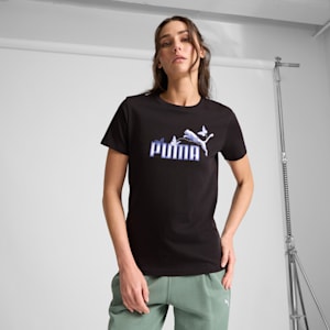 Playera Flutter para mujer, PUMA Black, extralarge