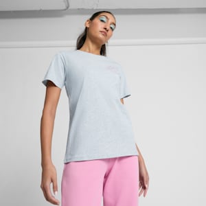 Sports Graphic Women's Tee, Light Gray Heather, extralarge