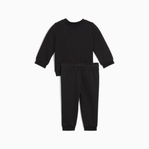 ベビー ミニキャッツ ESS クルー スーツ 上下セット 裏起毛 74-98cm, PUMA Black, extralarge-JPN