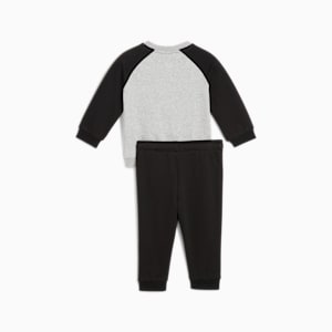 ベビー ミニキャッツ ESS ラグラン クルー スーツ 上下セット 裏起毛 74-98cm, PUMA Black, extralarge-JPN