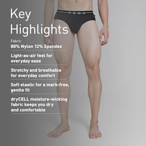 Nyl Men's Briefs, PUMA Black-Cool Dark Gray, extralarge-IND