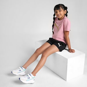 Metallic Youth Shorts, PUMA Black, extralarge-IND
