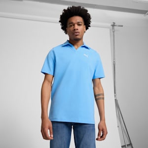 Polo de resort para hombre ESS, Team Light Blue, extralarge