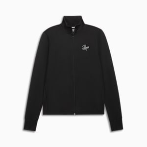 ESS Script Women's Full-Zip Jacket, PUMA Black, extralarge