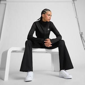 ESS Script Women's Full-Zip Jacket, PUMA Black, extralarge
