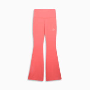 ESS Script Women's Flarred Leggings, Peach Frost, extralarge