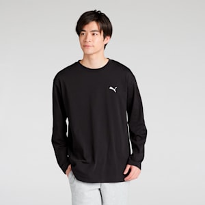 メンズ ESS MX リラックス キャット 長袖 Tシャツ, PUMA Black, extralarge-JPN