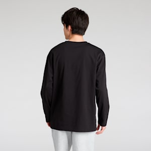 メンズ ESS MX リラックス キャット 長袖 Tシャツ, PUMA Black, extralarge-JPN