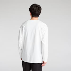 メンズ ESS MX リラックス キャット 長袖 Tシャツ, PUMA White, extralarge-JPN