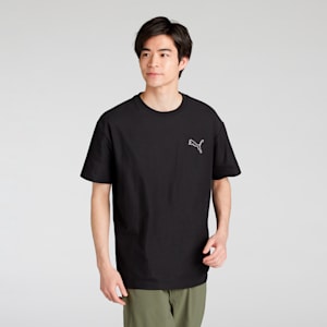 メンズ ESS MX キャット EMB ピケ 半袖 Tシャツ, PUMA Black, extralarge-JPN