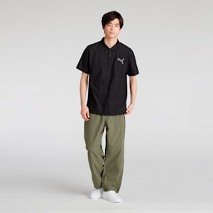 メンズ ESS MX キャット EMB ピケ 半袖 ポロシャツ, PUMA Black, extralarge-JPN