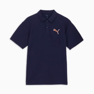 メンズ ESS MX キャット EMB ピケ 半袖 ポロシャツ, PUMA Navy, extralarge-JPN
