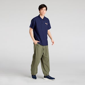 メンズ ESS MX キャット EMB ピケ 半袖 ポロシャツ, PUMA Navy, extralarge-JPN
