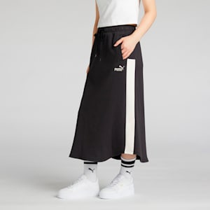 ウィメンズ CORE HERITAGE MX ロング スカート, PUMA Black, extralarge-JPN
