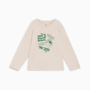 ボーイズ ミッド90S 長袖 Tシャツ 120-160cm, Alpine Snow, extralarge-JPN