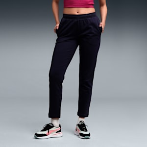 Women's Essential Comfort Slim Fit Knitted Pants, New Navy, extralarge-IND