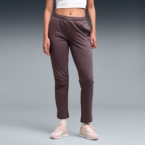 Women's Essential Comfort Slim Fit Knitted Pants, Raisin, extralarge-IND