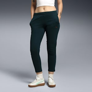 Women's Slim Fit 7/8 Pants, Green Terrain, extralarge-IND