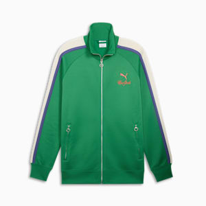 Chamarra de pista para hombre T7 Bright Lights NYC Flagship, Archive Green, extralarge