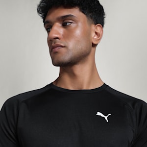 Men's Essential Raglan Training Tee, PUMA Black, extralarge-IND