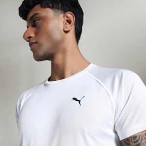 Men's Essential Raglan Training Tee, PUMA White, extralarge-IND