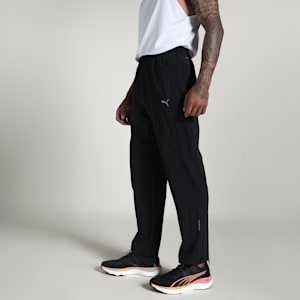 Men's M RUN Tapered Breathable Running Pants, PUMA Black, extralarge-IND