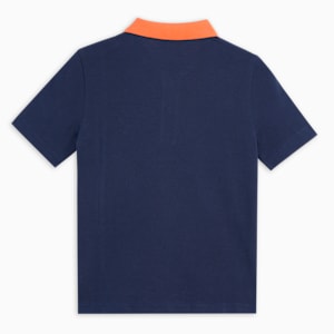 Youth Colorblock Polo, Maple Syrup, extralarge-IND