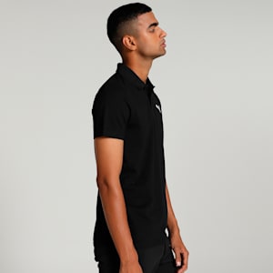 Men's Slim Fit Polo T-shirt, PUMA Black, extralarge-IND