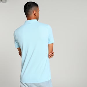 Men's Slim Fit Polo T-shirt, Silver Sky, extralarge-IND