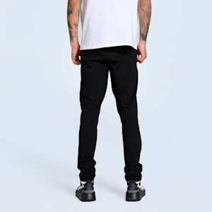 Men's Zippered Jersey Pants, PUMA Black, extralarge-IND