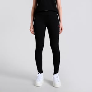 Women's Logo Leggings, PUMA Black, extralarge-IND