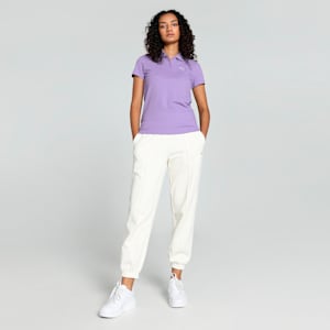 Women's Polo T-shirt, Lavender Alert, extralarge-IND
