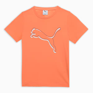 Shaded Logo Youth Tee, Deep Apricot, extralarge-IND