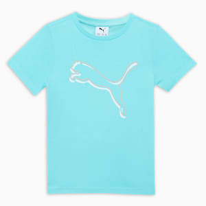 Shaded Logo Youth Tee, Angel Blue, extralarge-IND