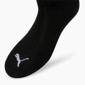 Unisex Quarter Plain Socks Pack of 6, PUMA Black, extralarge-IND