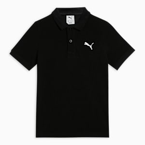 Kid's Regular Fit Polo, PUMA Black, extralarge-IND