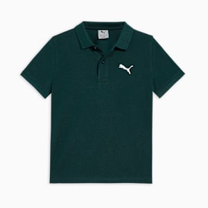 Kid's Regular Fit Polo, Green Terrain, extralarge-IND