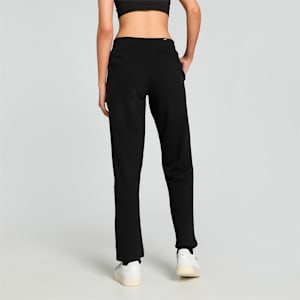 Women's Knitted Sweatpants, Puma Black-CAT, extralarge-IND