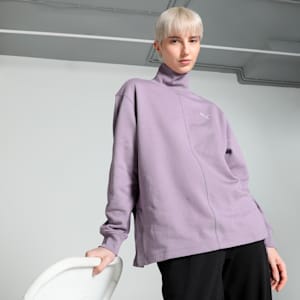 HER Women's High-Neck Sweatshirt, Pale Plum, extralarge-IND
