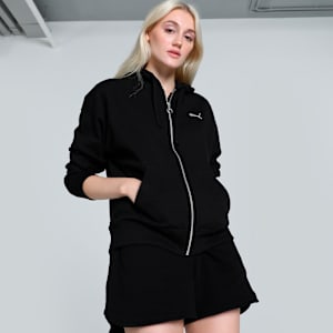 HER Full-Zip Women's Hoodie, PUMA Black, extralarge-IND